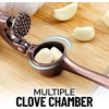 image:imageZulay Kitchen Premium Garlic Press Set  Rust Proof Professional Garlic Mincer Tool  EasySqueeze EasyClean with Soft Ergonomic Handle  Silicone Garlic Peeler amp Brush SilverStandard Copper