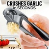 image:imageZulay Kitchen Premium Garlic Press Set  Rust Proof Professional Garlic Mincer Tool  EasySqueeze EasyClean with Soft Ergonomic Handle  Silicone Garlic Peeler amp Brush SilverStandard Slate