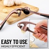image:imageZulay Kitchen Premium Garlic Press Set  Rust Proof Professional Garlic Mincer Tool  EasySqueeze EasyClean with Soft Ergonomic Handle  Silicone Garlic Peeler amp Brush SilverStandard Copper