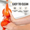 image:imageZulay Kitchen Premium Quality Metal Orange Squeezer Citrus Juicer Manual Press for Extracting the Most Juice Possible  Orange Juicer YellowOrange