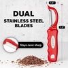 image:imageZulay Kitchen Premium Vegetable Peeler for Kitchen  Swivel Peeler with Razor Sharp Stainless Steel Blades amp Strong Ergonomic Handle  Dishwasher Safe Easy To Use with Blemish Remover  BlackRed