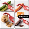 image:imageZulay Kitchen Premium Vegetable Peeler for Kitchen  Swivel Peeler with Razor Sharp Stainless Steel Blades amp Strong Ergonomic Handle  Dishwasher Safe Easy To Use with Blemish Remover  BlackRed