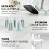 image:imageZulay Kitchen Rotary Cheese Grater 5 Blade Cheese Shredder  Manual Hand Crank Cheese Grater With Reinforced Suction amp 5 Interchangeable Drums  Easy to Use Vegetable Chopper Round Mandoline SlicerWhite