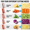 image:imageZulay Kitchen Rotary Cheese Grater 5 Blade Cheese Shredder  Manual Hand Crank Cheese Grater With Reinforced Suction amp 5 Interchangeable Drums  Easy to Use Vegetable Chopper Round Mandoline SlicerOrange  Black