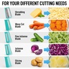 image:imageZulay Kitchen Rotary Cheese Grater 5 Blade Cheese Shredder  Manual Hand Crank Cheese Grater With Reinforced Suction amp 5 Interchangeable Drums  Easy to Use Vegetable Chopper Round Mandoline SlicerTeal