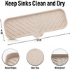 image:imageZulay Kitchen Small Silicone Sponge Holder 49x33  SpaceSaving Sink Organizer Tray for Sponge Soap Brush amp More  Compact NonSlip Dish for Kitchen amp Bathroom BlackIvory Large