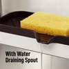 image:imageZulay Kitchen Small Silicone Sponge Holder 49x33  SpaceSaving Sink Organizer Tray for Sponge Soap Brush amp More  Compact NonSlip Dish for Kitchen amp Bathroom BlackChocolate Large