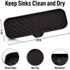 image:imageZulay Kitchen Small Silicone Sponge Holder 49x33  SpaceSaving Sink Organizer Tray for Sponge Soap Brush amp More  Compact NonSlip Dish for Kitchen amp Bathroom BlackChocolate Large