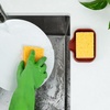 image:imageZulay Kitchen Small Silicone Sponge Holder 49x33  SpaceSaving Sink Organizer Tray for Sponge Soap Brush amp More  Compact NonSlip Dish for Kitchen amp Bathroom BlackCanyon Rose Small