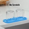 image:imageZulay Kitchen Small Silicone Sponge Holder 49x33  SpaceSaving Sink Organizer Tray for Sponge Soap Brush amp More  Compact NonSlip Dish for Kitchen amp Bathroom BlackBlue Medium