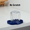image:imageZulay Kitchen Small Silicone Sponge Holder 49x33  SpaceSaving Sink Organizer Tray for Sponge Soap Brush amp More  Compact NonSlip Dish for Kitchen amp Bathroom BlackDark Blue Small