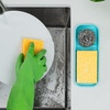 image:imageZulay Kitchen Small Silicone Sponge Holder 49x33  SpaceSaving Sink Organizer Tray for Sponge Soap Brush amp More  Compact NonSlip Dish for Kitchen amp Bathroom BlackAqua Sky Medium