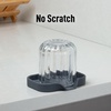 image:imageZulay Kitchen Small Silicone Sponge Holder 49x33  SpaceSaving Sink Organizer Tray for Sponge Soap Brush amp More  Compact NonSlip Dish for Kitchen amp Bathroom BlackGrey Small