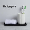 image:imageZulay Kitchen Small Silicone Sponge Holder 49x33  SpaceSaving Sink Organizer Tray for Sponge Soap Brush amp More  Compact NonSlip Dish for Kitchen amp Bathroom BlackBlack Medium