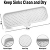 image:imageZulay Kitchen Small Silicone Sponge Holder 49x33  SpaceSaving Sink Organizer Tray for Sponge Soap Brush amp More  Compact NonSlip Dish for Kitchen amp Bathroom BlackWhite Large
