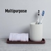 image:imageZulay Kitchen Small Silicone Sponge Holder 49x33  SpaceSaving Sink Organizer Tray for Sponge Soap Brush amp More  Compact NonSlip Dish for Kitchen amp Bathroom BlackDark Mahogany Medium