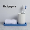 image:imageZulay Kitchen Small Silicone Sponge Holder 49x33  SpaceSaving Sink Organizer Tray for Sponge Soap Brush amp More  Compact NonSlip Dish for Kitchen amp Bathroom BlackProvence Blue Medium