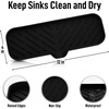 image:imageZulay Kitchen Small Silicone Sponge Holder 49x33  SpaceSaving Sink Organizer Tray for Sponge Soap Brush amp More  Compact NonSlip Dish for Kitchen amp Bathroom BlackBlack Large