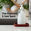 image:imageZulay Kitchen Small Silicone Sponge Holder 49x33  SpaceSaving Sink Organizer Tray for Sponge Soap Brush amp More  Compact NonSlip Dish for Kitchen amp Bathroom BlackCanyon Rose Small