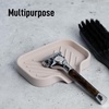 image:imageZulay Kitchen Small Silicone Sponge Holder 49x33  SpaceSaving Sink Organizer Tray for Sponge Soap Brush amp More  Compact NonSlip Dish for Kitchen amp Bathroom BlackIvory Small