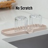 image:imageZulay Kitchen Small Silicone Sponge Holder 49x33  SpaceSaving Sink Organizer Tray for Sponge Soap Brush amp More  Compact NonSlip Dish for Kitchen amp Bathroom BlackIvory Large