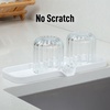 image:imageZulay Kitchen Small Silicone Sponge Holder 49x33  SpaceSaving Sink Organizer Tray for Sponge Soap Brush amp More  Compact NonSlip Dish for Kitchen amp Bathroom BlackWhite Large