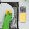 image:imageZulay Kitchen Small Silicone Sponge Holder 49x33  SpaceSaving Sink Organizer Tray for Sponge Soap Brush amp More  Compact NonSlip Dish for Kitchen amp Bathroom BlackGrey Medium