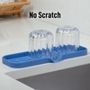 image:imageZulay Kitchen Small Silicone Sponge Holder 49x33  SpaceSaving Sink Organizer Tray for Sponge Soap Brush amp More  Compact NonSlip Dish for Kitchen amp Bathroom BlackProvence Blue Large