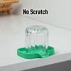 image:imageZulay Kitchen Small Silicone Sponge Holder 49x33  SpaceSaving Sink Organizer Tray for Sponge Soap Brush amp More  Compact NonSlip Dish for Kitchen amp Bathroom BlackCarnival Glass Small