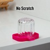 image:imageZulay Kitchen Small Silicone Sponge Holder 49x33  SpaceSaving Sink Organizer Tray for Sponge Soap Brush amp More  Compact NonSlip Dish for Kitchen amp Bathroom BlackDragon Fruit Small
