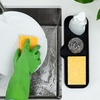 image:imageZulay Kitchen Small Silicone Sponge Holder 49x33  SpaceSaving Sink Organizer Tray for Sponge Soap Brush amp More  Compact NonSlip Dish for Kitchen amp Bathroom BlackBlack Large