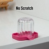 image:imageZulay Kitchen Small Silicone Sponge Holder 49x33  SpaceSaving Sink Organizer Tray for Sponge Soap Brush amp More  Compact NonSlip Dish for Kitchen amp Bathroom BlackHoneysuckle Small
