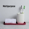 image:imageZulay Kitchen Small Silicone Sponge Holder 49x33  SpaceSaving Sink Organizer Tray for Sponge Soap Brush amp More  Compact NonSlip Dish for Kitchen amp Bathroom BlackWine Red Medium