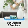 image:imageZulay Kitchen Small Silicone Sponge Holder 49x33  SpaceSaving Sink Organizer Tray for Sponge Soap Brush amp More  Compact NonSlip Dish for Kitchen amp Bathroom BlackBlue Medium