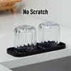 image:imageZulay Kitchen Small Silicone Sponge Holder 49x33  SpaceSaving Sink Organizer Tray for Sponge Soap Brush amp More  Compact NonSlip Dish for Kitchen amp Bathroom BlackBlack Medium