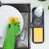 image:imageZulay Kitchen Small Silicone Sponge Holder 49x33  SpaceSaving Sink Organizer Tray for Sponge Soap Brush amp More  Compact NonSlip Dish for Kitchen amp Bathroom BlackGrey Large