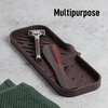 image:imageZulay Kitchen Small Silicone Sponge Holder 49x33  SpaceSaving Sink Organizer Tray for Sponge Soap Brush amp More  Compact NonSlip Dish for Kitchen amp Bathroom BlackChocolate Large