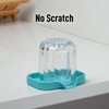 image:imageZulay Kitchen Small Silicone Sponge Holder 49x33  SpaceSaving Sink Organizer Tray for Sponge Soap Brush amp More  Compact NonSlip Dish for Kitchen amp Bathroom BlackAqua Sky Small
