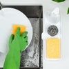 image:imageZulay Kitchen Small Silicone Sponge Holder 49x33  SpaceSaving Sink Organizer Tray for Sponge Soap Brush amp More  Compact NonSlip Dish for Kitchen amp Bathroom BlackWhite Large
