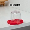 image:imageZulay Kitchen Small Silicone Sponge Holder 49x33  SpaceSaving Sink Organizer Tray for Sponge Soap Brush amp More  Compact NonSlip Dish for Kitchen amp Bathroom BlackRed Small