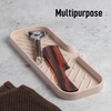 image:imageZulay Kitchen Small Silicone Sponge Holder 49x33  SpaceSaving Sink Organizer Tray for Sponge Soap Brush amp More  Compact NonSlip Dish for Kitchen amp Bathroom BlackIvory Large