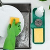 image:imageZulay Kitchen Small Silicone Sponge Holder 49x33  SpaceSaving Sink Organizer Tray for Sponge Soap Brush amp More  Compact NonSlip Dish for Kitchen amp Bathroom BlackPine Green Large