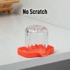 image:imageZulay Kitchen Small Silicone Sponge Holder 49x33  SpaceSaving Sink Organizer Tray for Sponge Soap Brush amp More  Compact NonSlip Dish for Kitchen amp Bathroom BlackOrange Small