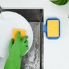 image:imageZulay Kitchen Small Silicone Sponge Holder 49x33  SpaceSaving Sink Organizer Tray for Sponge Soap Brush amp More  Compact NonSlip Dish for Kitchen amp Bathroom BlackProvence Blue Small