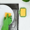 image:imageZulay Kitchen Small Silicone Sponge Holder 49x33  SpaceSaving Sink Organizer Tray for Sponge Soap Brush amp More  Compact NonSlip Dish for Kitchen amp Bathroom BlackJade Green Small