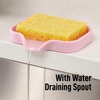 image:imageZulay Kitchen Small Silicone Sponge Holder 49x33  SpaceSaving Sink Organizer Tray for Sponge Soap Brush amp More  Compact NonSlip Dish for Kitchen amp Bathroom BlackPink Small