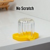 image:imageZulay Kitchen Small Silicone Sponge Holder 49x33  SpaceSaving Sink Organizer Tray for Sponge Soap Brush amp More  Compact NonSlip Dish for Kitchen amp Bathroom BlackYellow Small