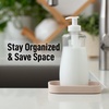 image:imageZulay Kitchen Small Silicone Sponge Holder 49x33  SpaceSaving Sink Organizer Tray for Sponge Soap Brush amp More  Compact NonSlip Dish for Kitchen amp Bathroom BlackIvory Small