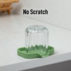 image:imageZulay Kitchen Small Silicone Sponge Holder 49x33  SpaceSaving Sink Organizer Tray for Sponge Soap Brush amp More  Compact NonSlip Dish for Kitchen amp Bathroom BlackJade Green Small