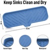 image:imageZulay Kitchen Small Silicone Sponge Holder 49x33  SpaceSaving Sink Organizer Tray for Sponge Soap Brush amp More  Compact NonSlip Dish for Kitchen amp Bathroom BlackProvence Blue Large